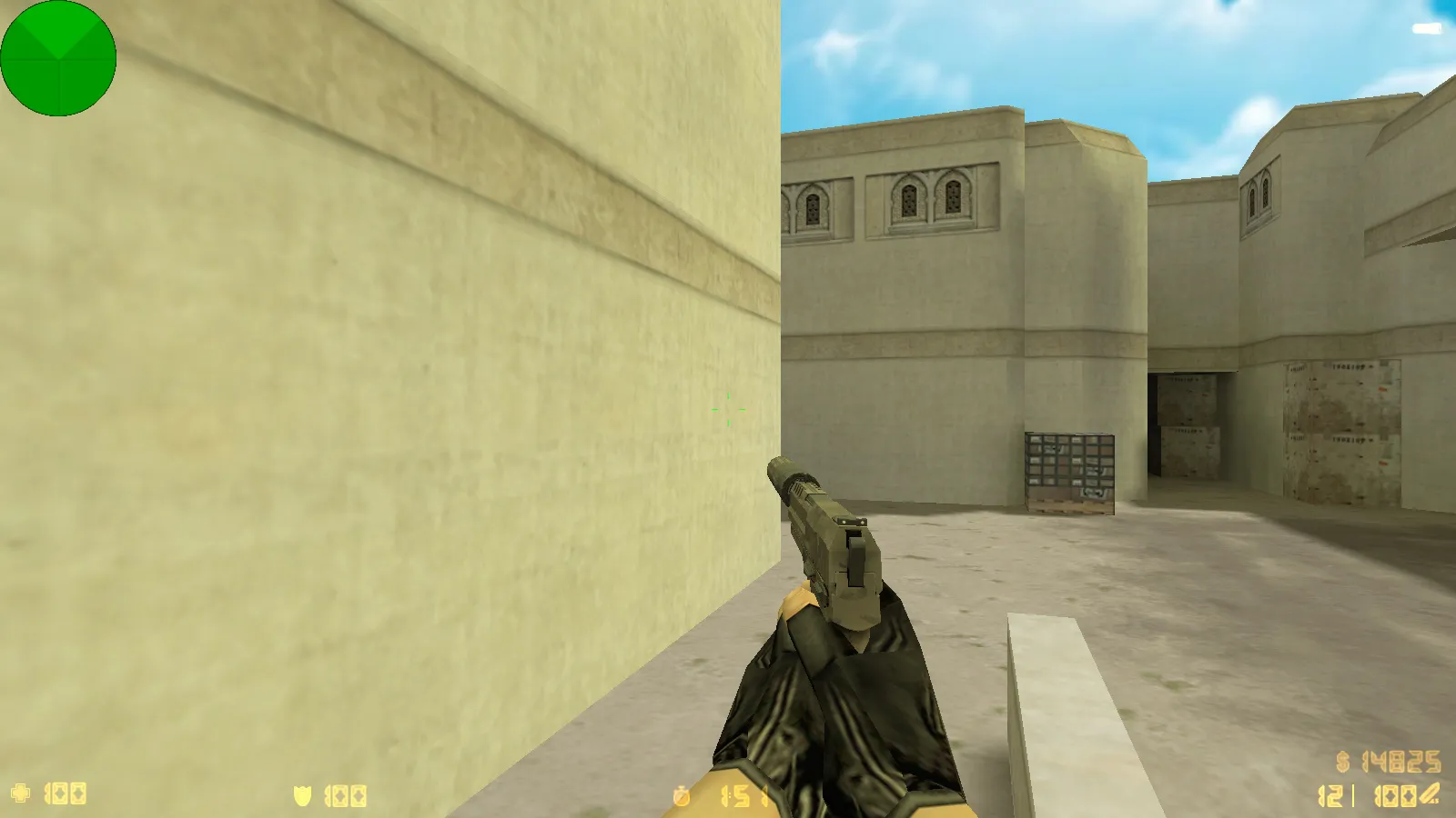 Скриншот  CS 1.6 Анубис — сборка с паком оружия v_/p_/w_ и графикой: небо, текстуры карт, звуки, русские ники