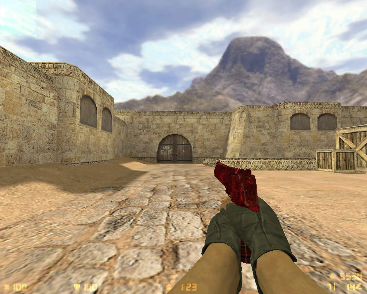 Скриншот  CS 1.6 Апокалипсис 2069: футуристичные скины, оружие v_/p_/w_, звуки, меню и оптимизированный config