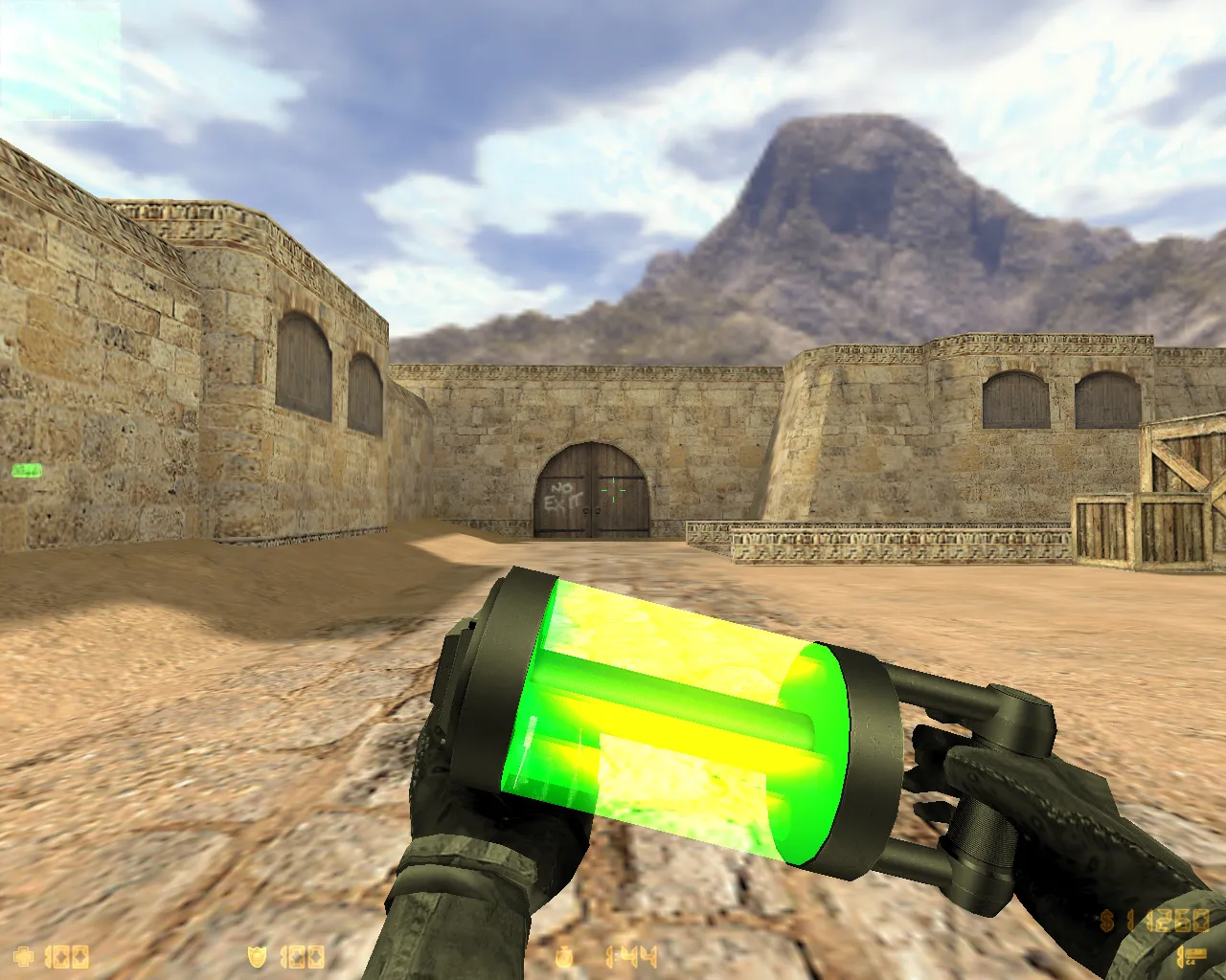 Скриншот  CS 1.6 Апокалипсис 2069: футуристичные скины, оружие v_/p_/w_, звуки, меню и оптимизированный config