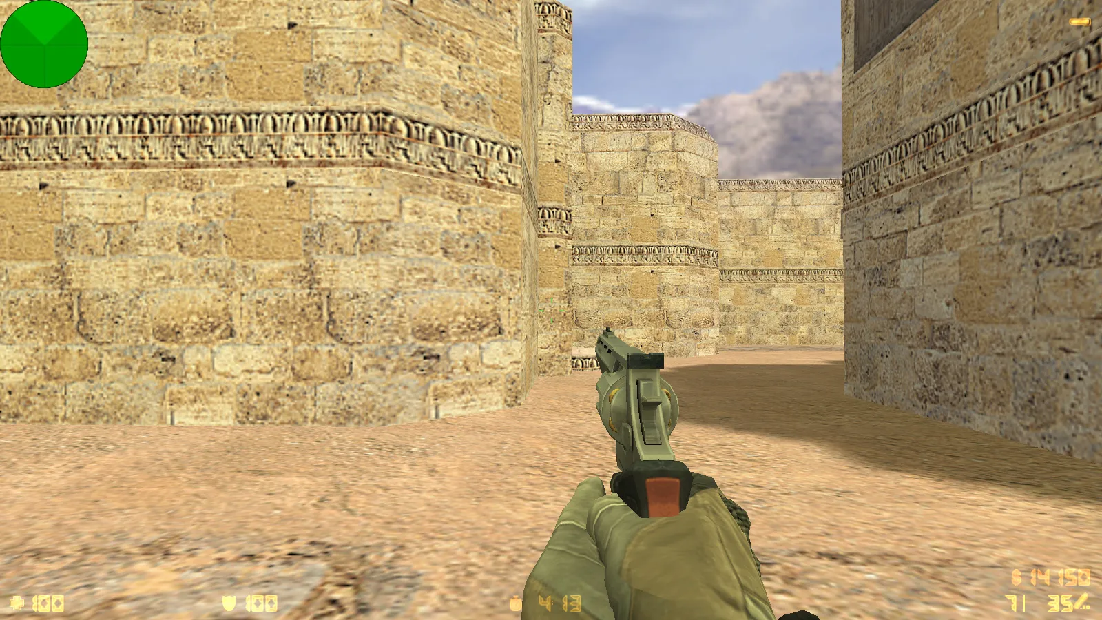 Скриншот  CS 1.6 Army Guns: скины оружия v_/p_/w_, звуки, тёмное меню и оптимизированный config.cfg