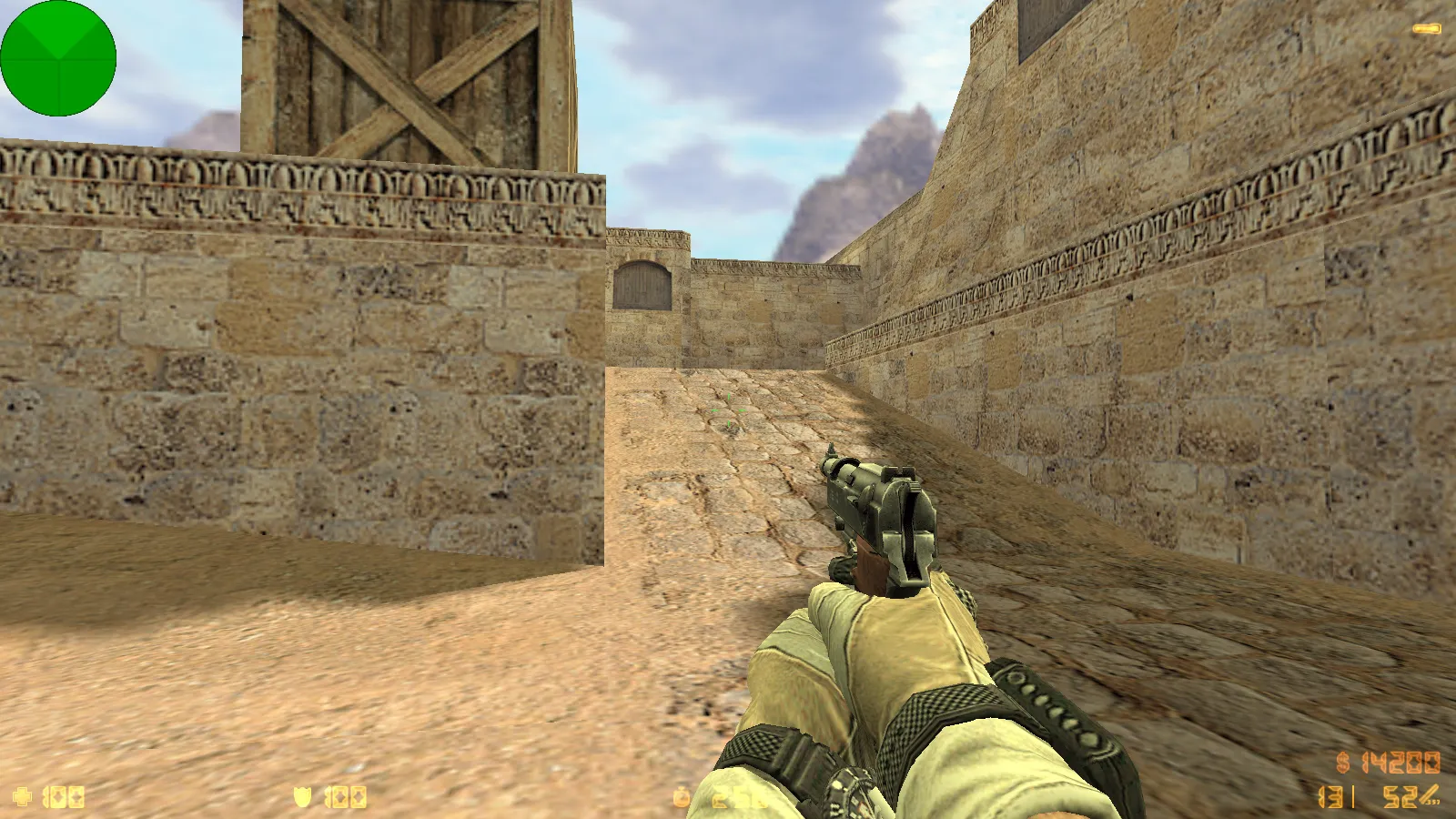 Скриншот  CS 1.6 Army Guns: скины оружия v_/p_/w_, звуки, тёмное меню и оптимизированный config.cfg