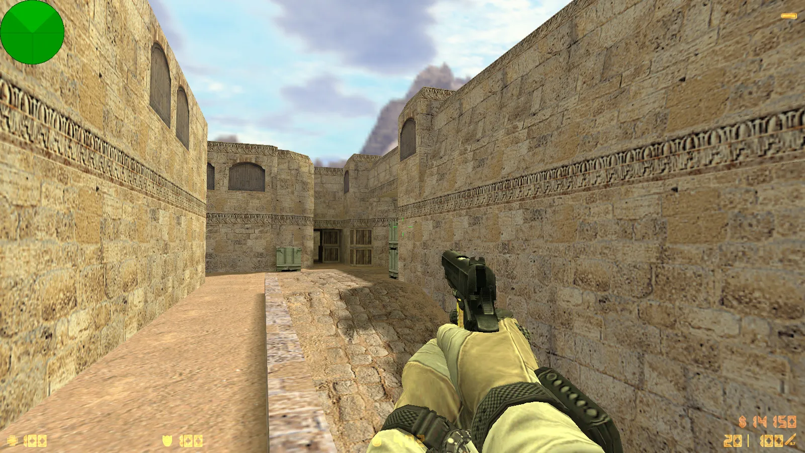 Скриншот  CS 1.6 Army Guns: скины оружия v_/p_/w_, звуки, тёмное меню и оптимизированный config.cfg