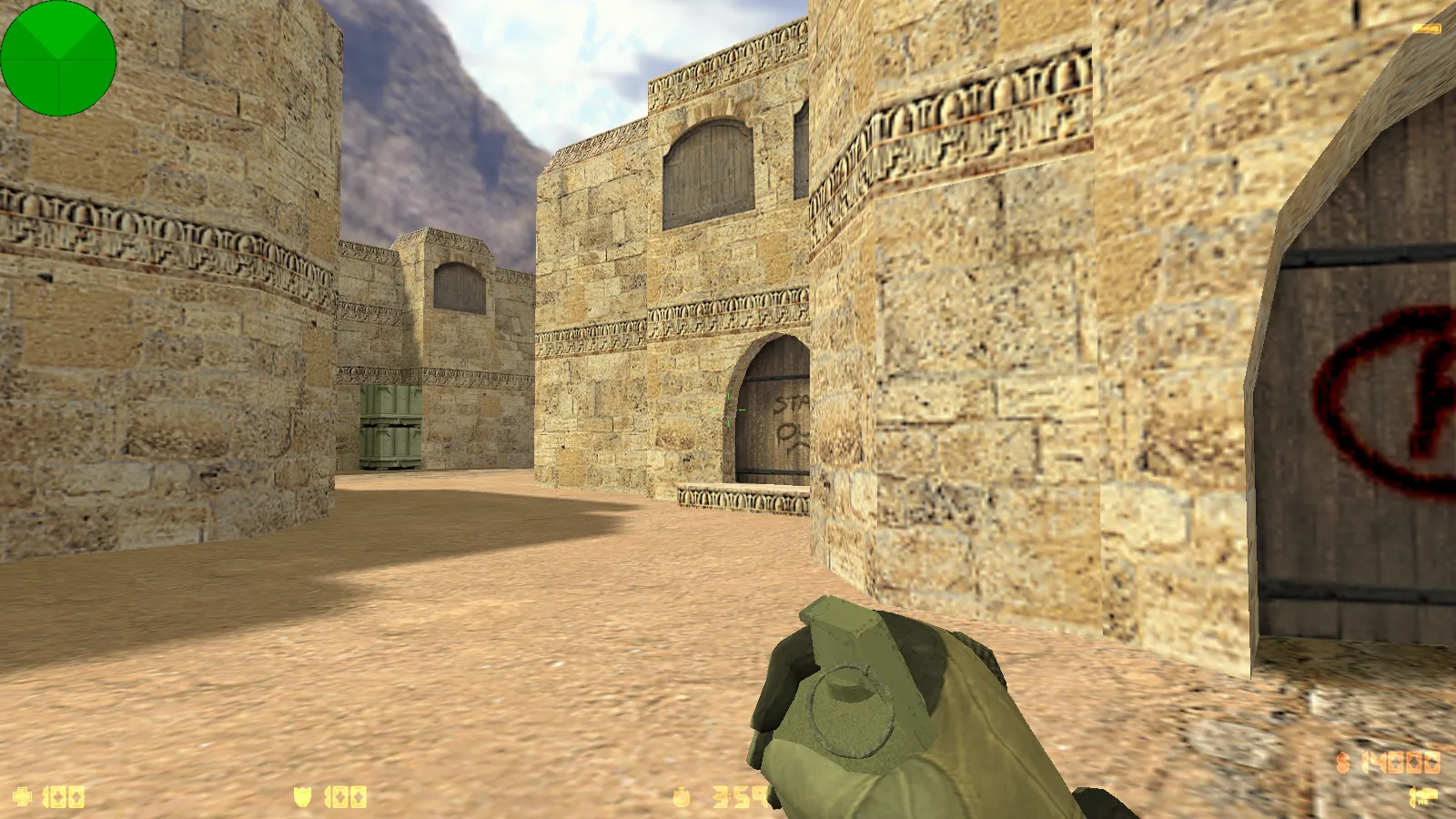 Скриншот  CS 1.6 Army Guns: скины оружия v_/p_/w_, звуки, тёмное меню и оптимизированный config.cfg