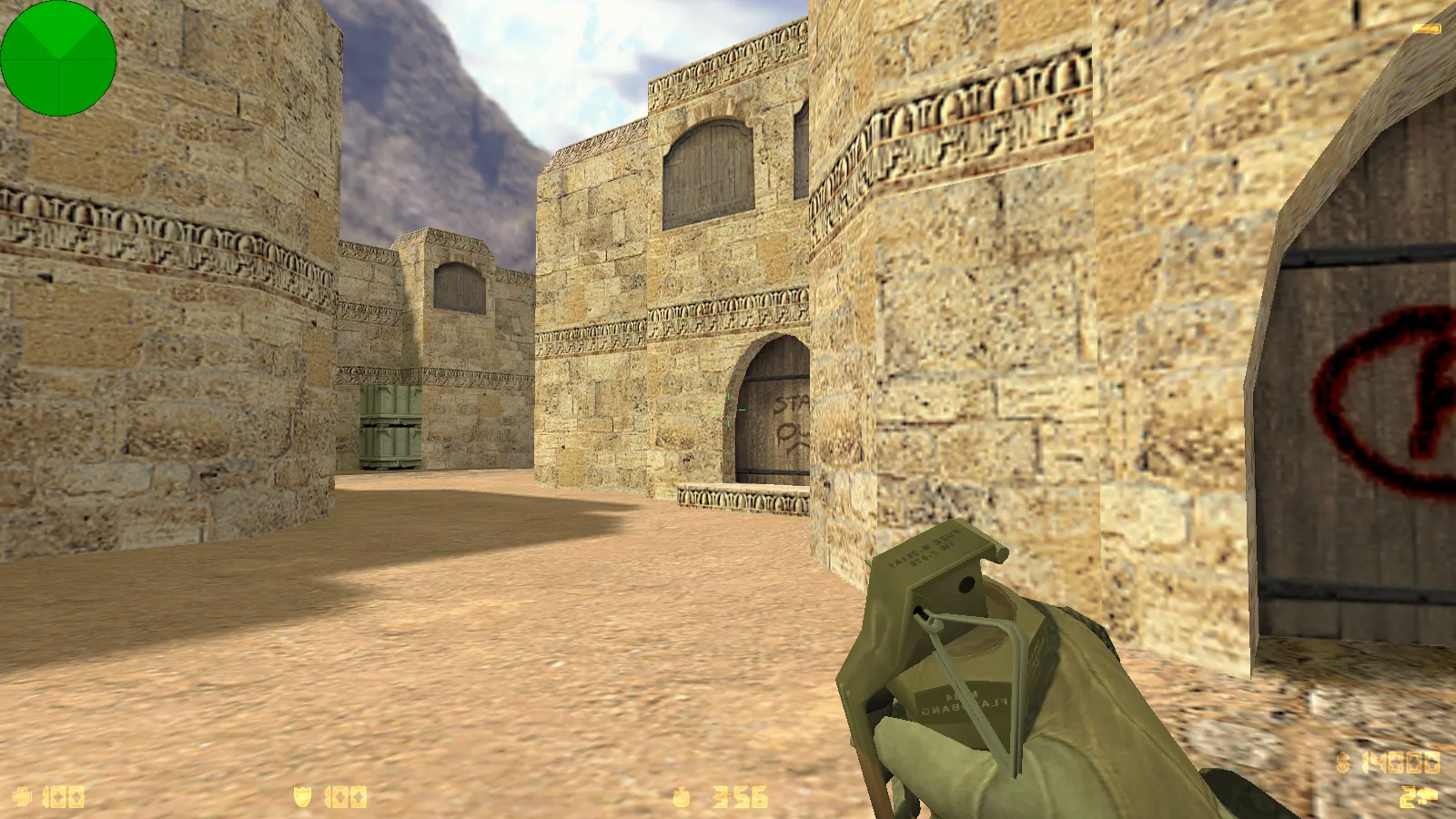 Скриншот  CS 1.6 Army Guns: скины оружия v_/p_/w_, звуки, тёмное меню и оптимизированный config.cfg