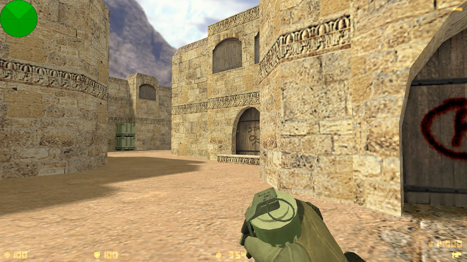 Скриншот  CS 1.6 Army Guns: скины оружия v_/p_/w_, звуки, тёмное меню и оптимизированный config.cfg