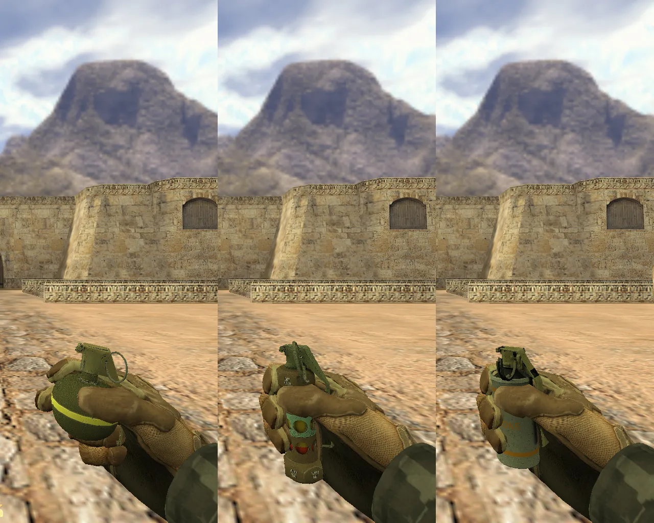 Скриншот  CS 1.6 «Армия» — скины камуфляж, Ninja in Pyjamas перчатки, звуки, меню и оптимизированный config.cfg