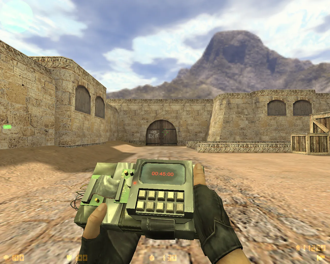 Скриншот  CS 1.6 «Армия» — скины камуфляж, Ninja in Pyjamas перчатки, звуки, меню и оптимизированный config.cfg