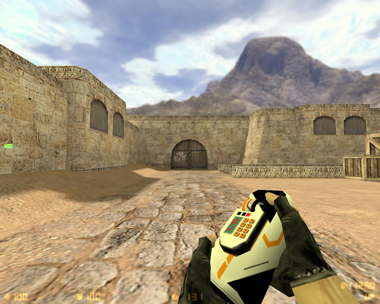 Скриншот  CS 1.6 «Азимов» — сборка с скинами Asiimov, ACS модели игроков, темным меню и оптимизированным конфигом