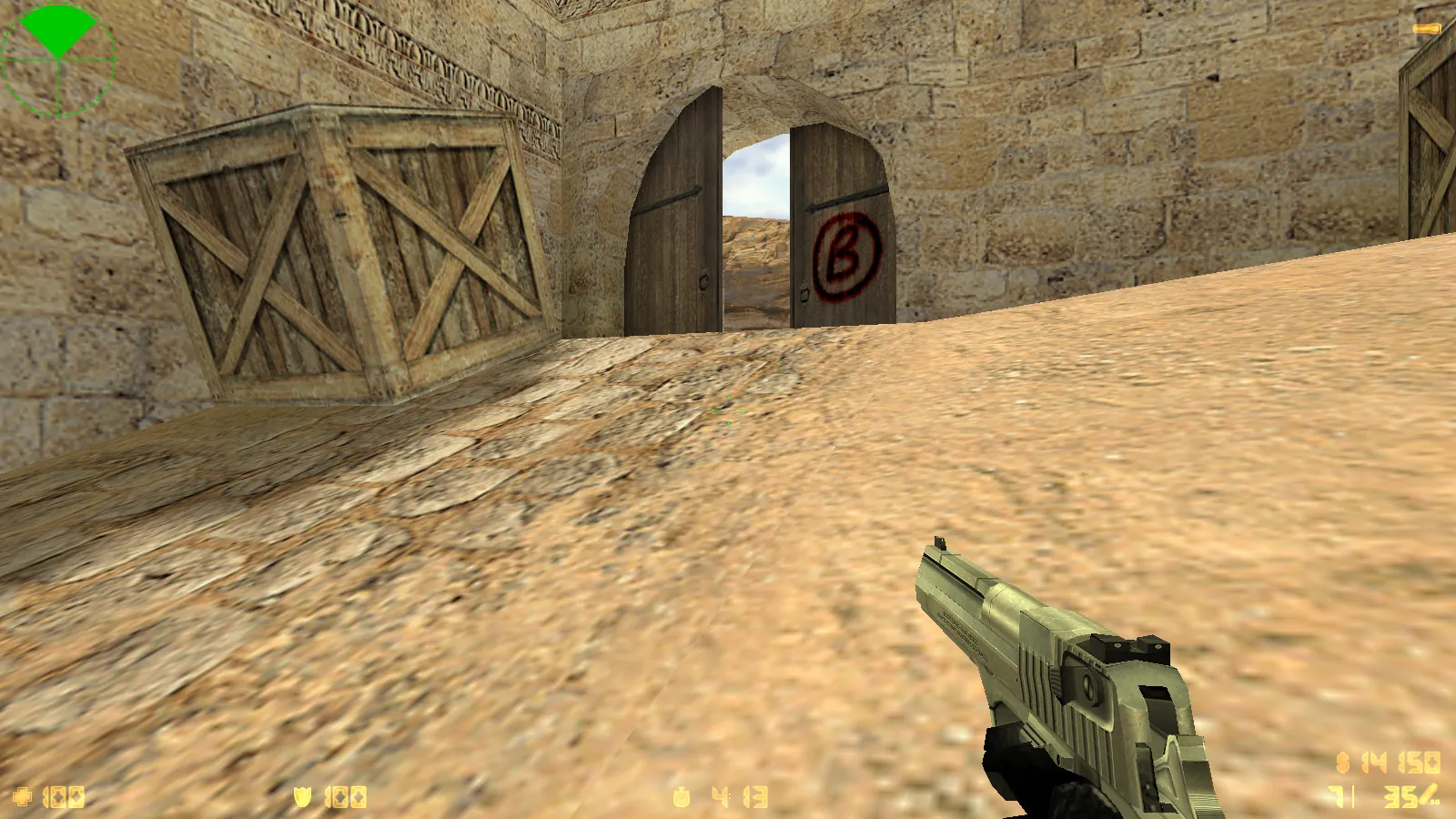 Скриншот  CS 1.6 Aurora — сборка со скинами, черно-серой темой, SteelSeries рукавами, патронами в меню и оптимизированным конфигом