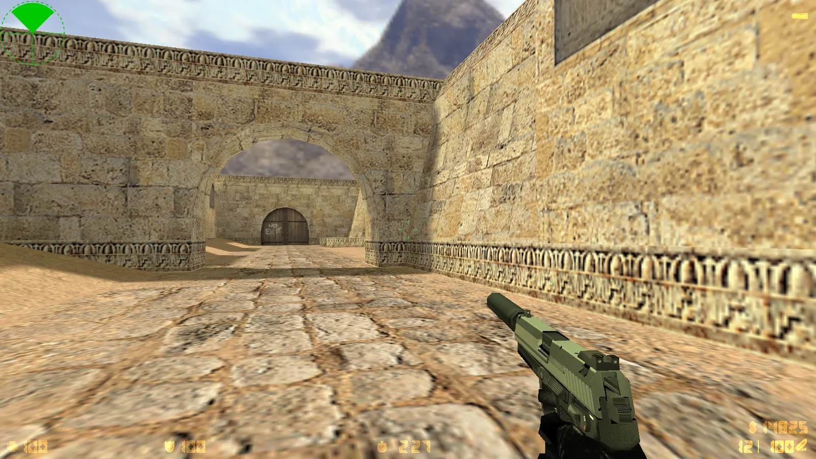 Скриншот  CS 1.6 Aurora — сборка со скинами, черно-серой темой, SteelSeries рукавами, патронами в меню и оптимизированным конфигом