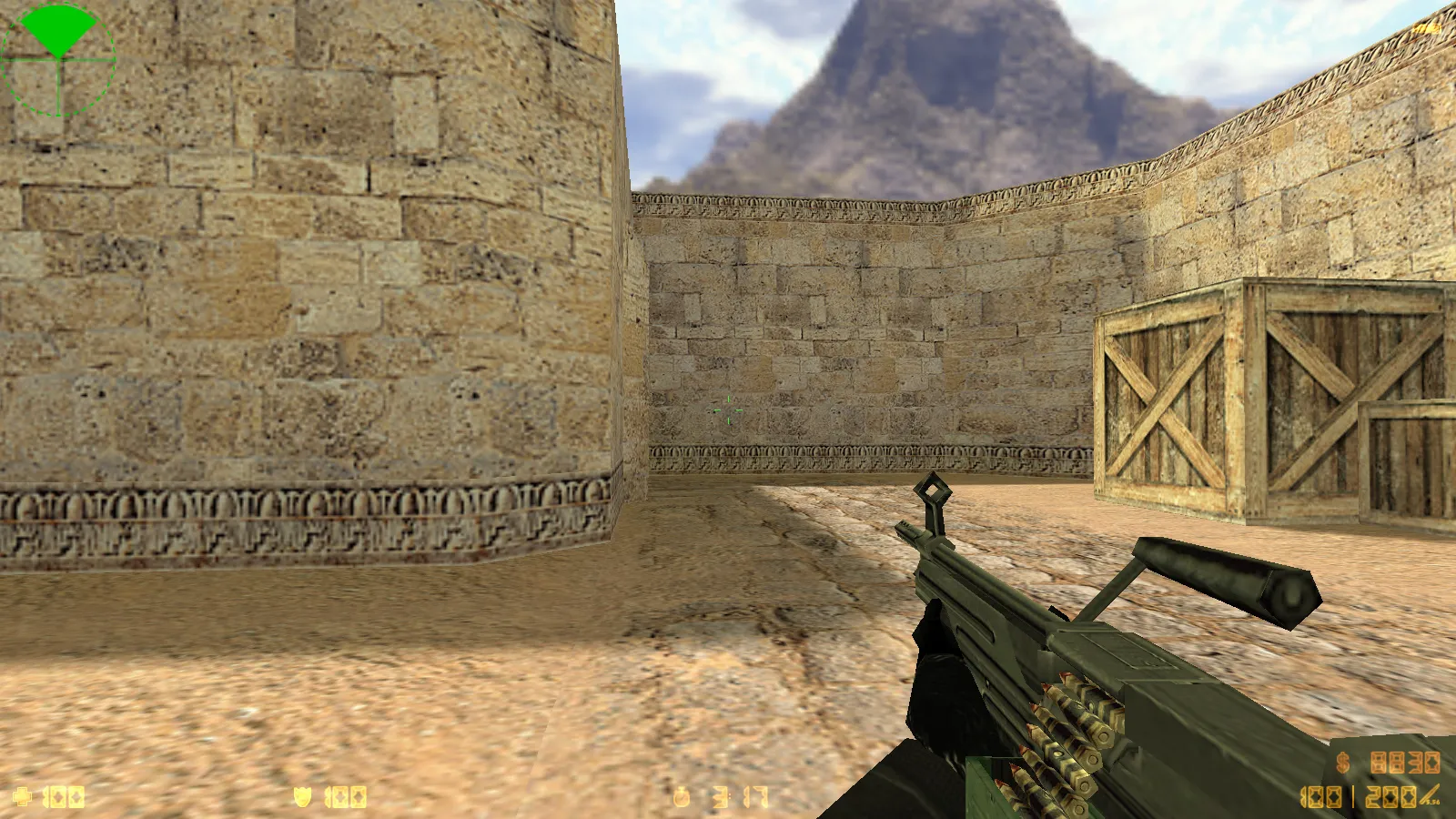 Скриншот  CS 1.6 Aurora — сборка со скинами, черно-серой темой, SteelSeries рукавами, патронами в меню и оптимизированным конфигом