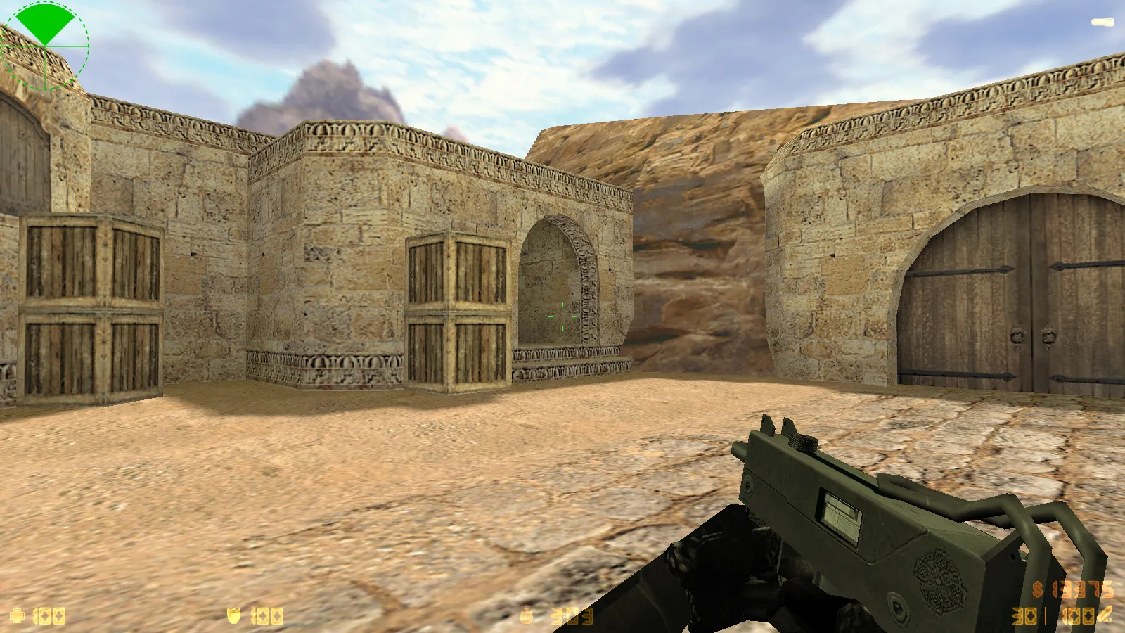 Скриншот  CS 1.6 Aurora — сборка со скинами, черно-серой темой, SteelSeries рукавами, патронами в меню и оптимизированным конфигом