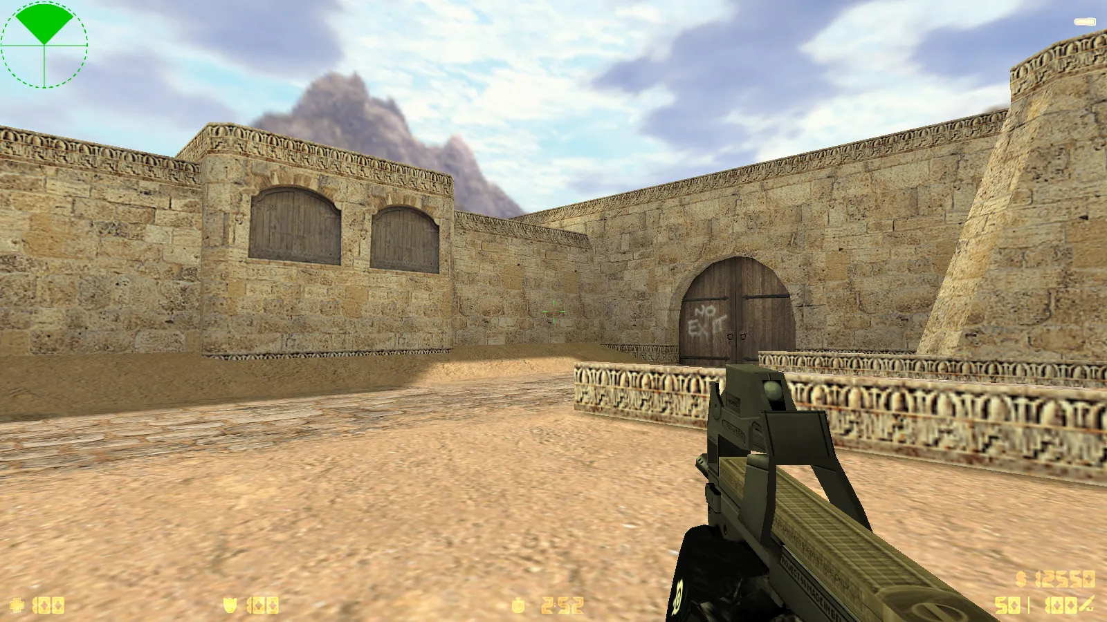 Скриншот  CS 1.6 Aurora — сборка со скинами, черно-серой темой, SteelSeries рукавами, патронами в меню и оптимизированным конфигом