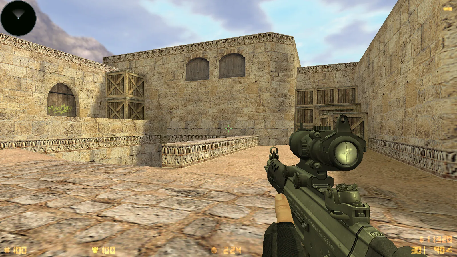 Скриншот  CS 1.6 Осенняя версия: тематические моды, 9 обновок, 27 моделей оружия и оптимизированный config.cfg