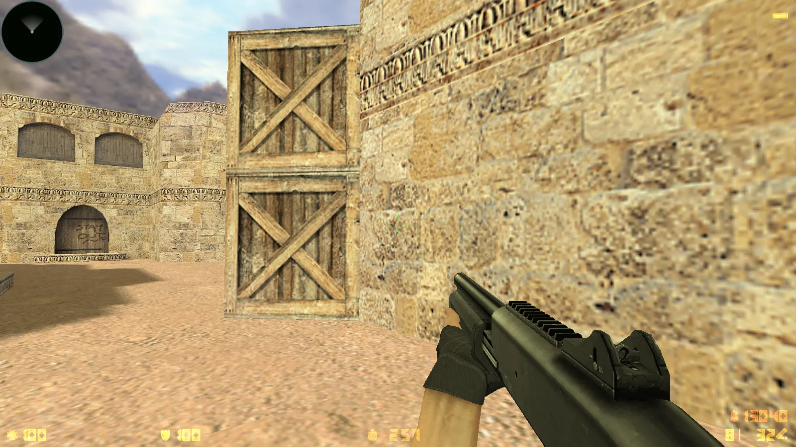 Скриншот  CS 1.6 Осенняя версия: тематические моды, 9 обновок, 27 моделей оружия и оптимизированный config.cfg