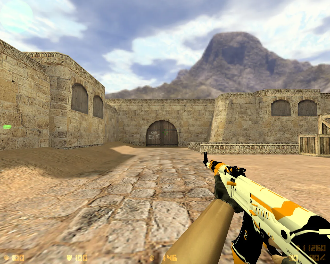 Скриншот CS 1.6 от Бэстмана: блогерская сборка с 8 скинами, конфигом и музыкой в меню