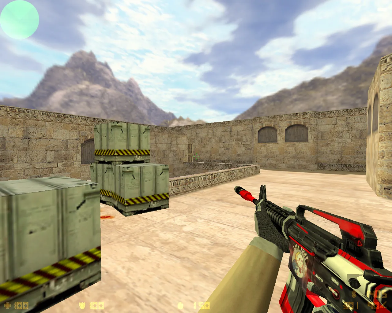 Скриншот  CS 1.6 от Бэстмана: блогерская сборка с 8 скинами, конфигом и музыкой в меню