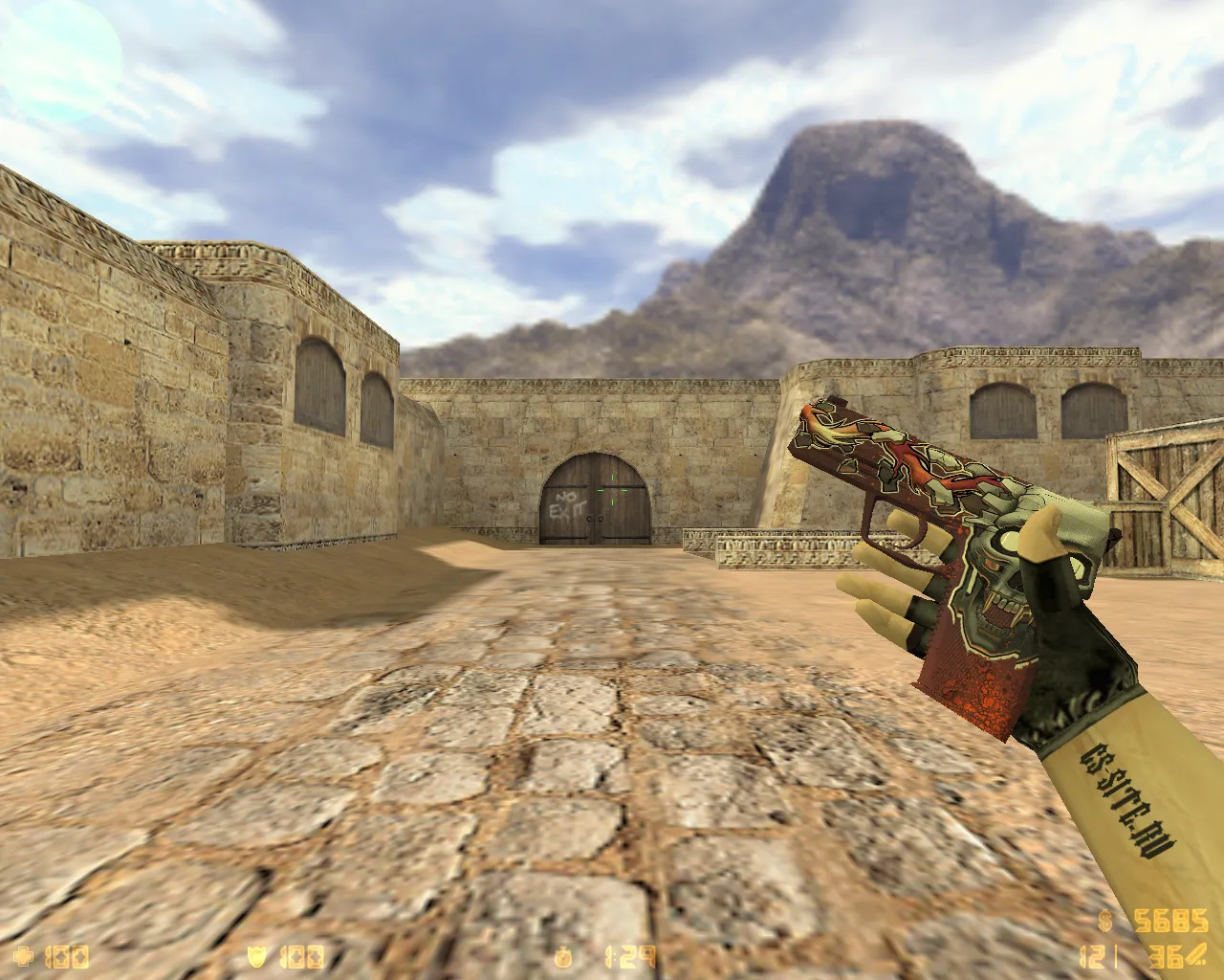 Скриншот  CS 1.6 от Бэстмана: блогерская сборка с 8 скинами, конфигом и музыкой в меню