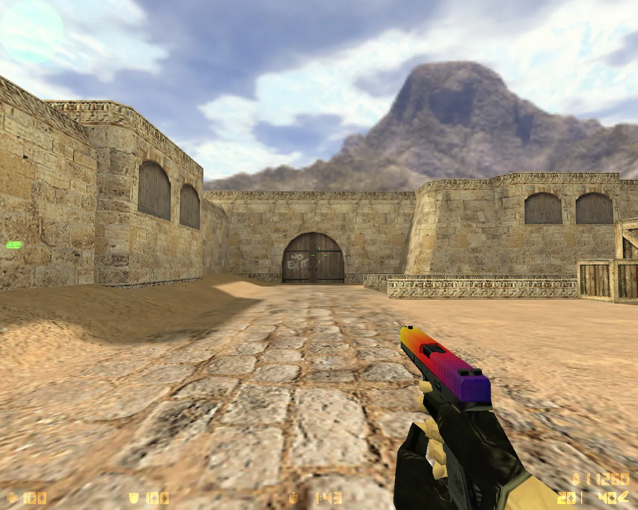 Скриншот  CS 1.6 от Бэстмана: блогерская сборка с 8 скинами, конфигом и музыкой в меню