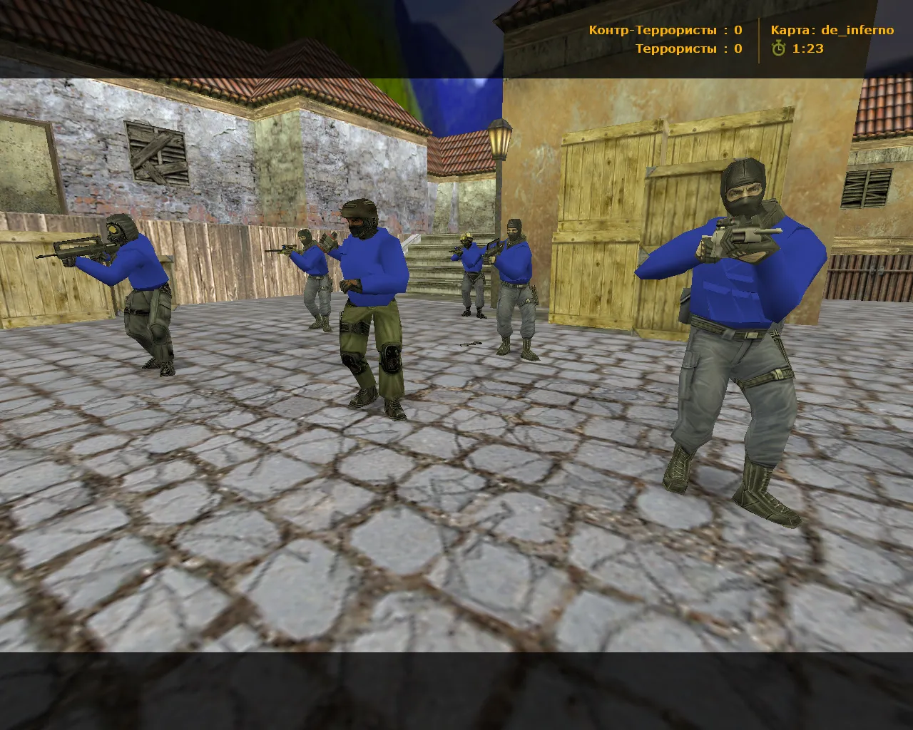 Скриншот  CS 1.6 от Бэстмана: блогерская сборка с 8 скинами, конфигом и музыкой в меню