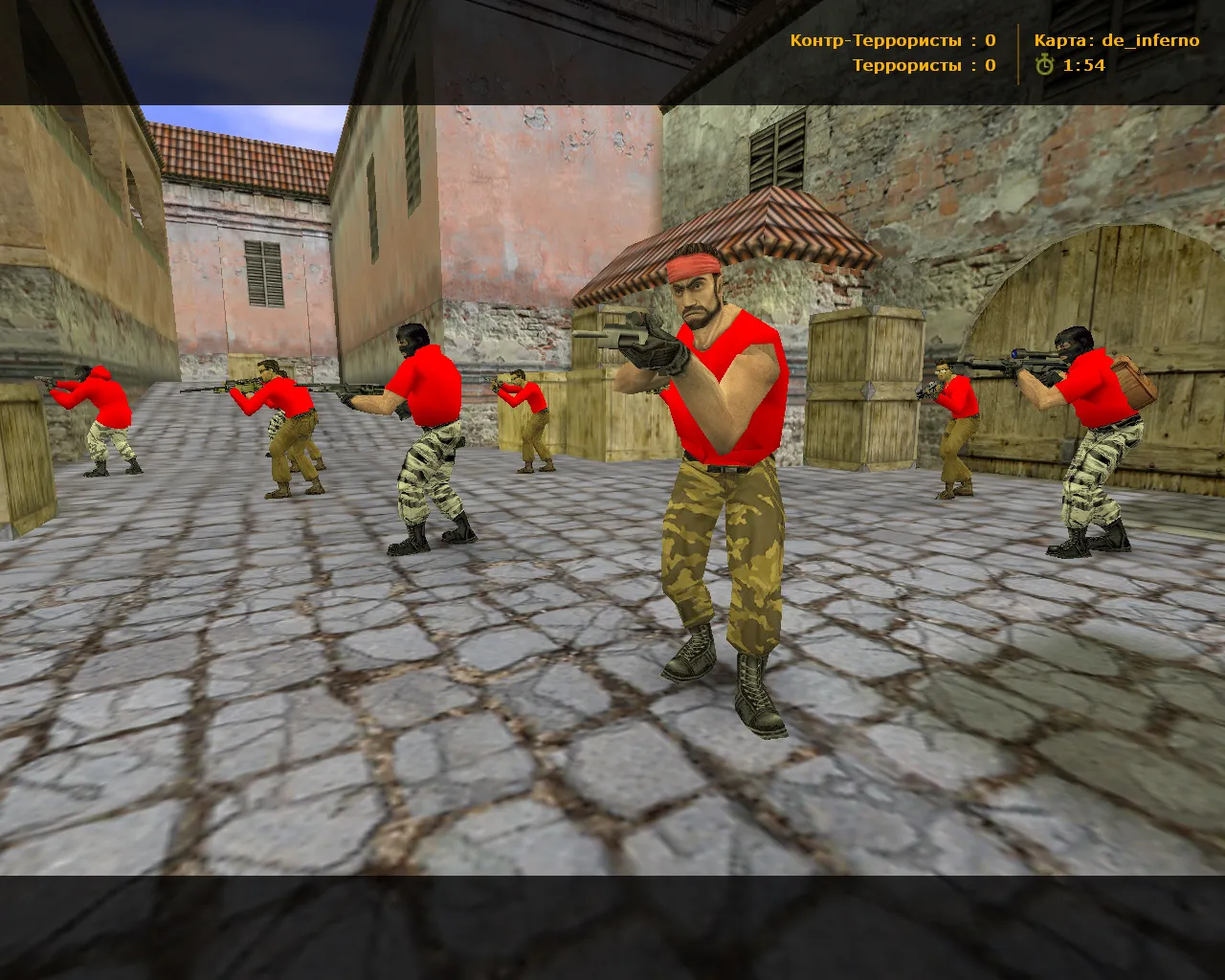 Скриншот  CS 1.6 от Бэстмана: блогерская сборка с 8 скинами, конфигом и музыкой в меню