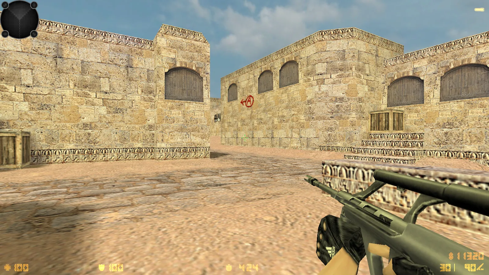 Скриншот  CS 1.6 Bandit — сборка с 9 нововведениями: 30 моделей оружия, графика, звуки и оптимизированный config.cfg