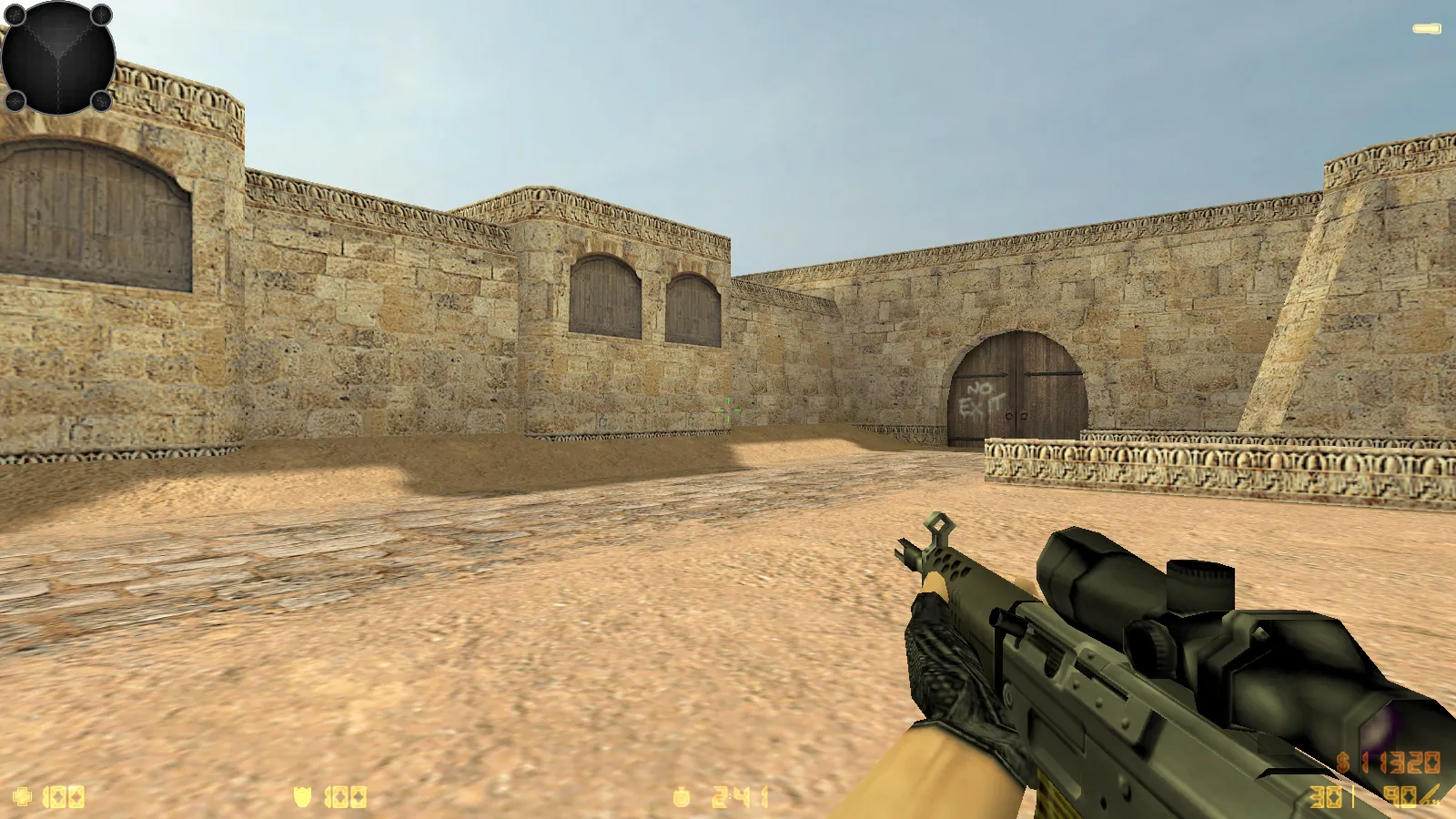 Скриншот  CS 1.6 Bandit — сборка с 9 нововведениями: 30 моделей оружия, графика, звуки и оптимизированный config.cfg