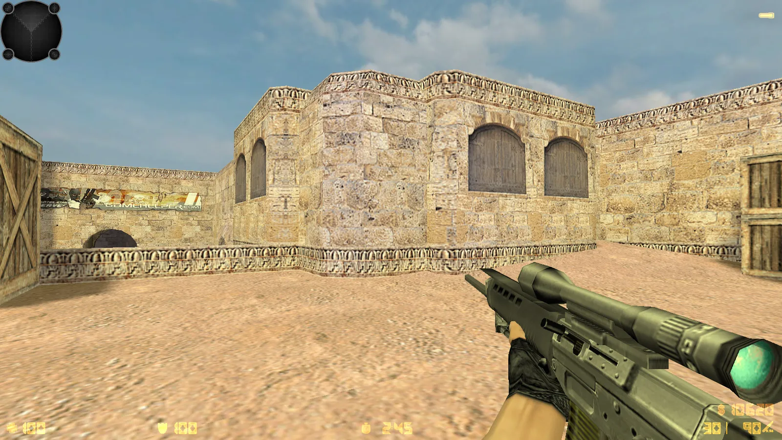 Скриншот  CS 1.6 Bandit — сборка с 9 нововведениями: 30 моделей оружия, графика, звуки и оптимизированный config.cfg