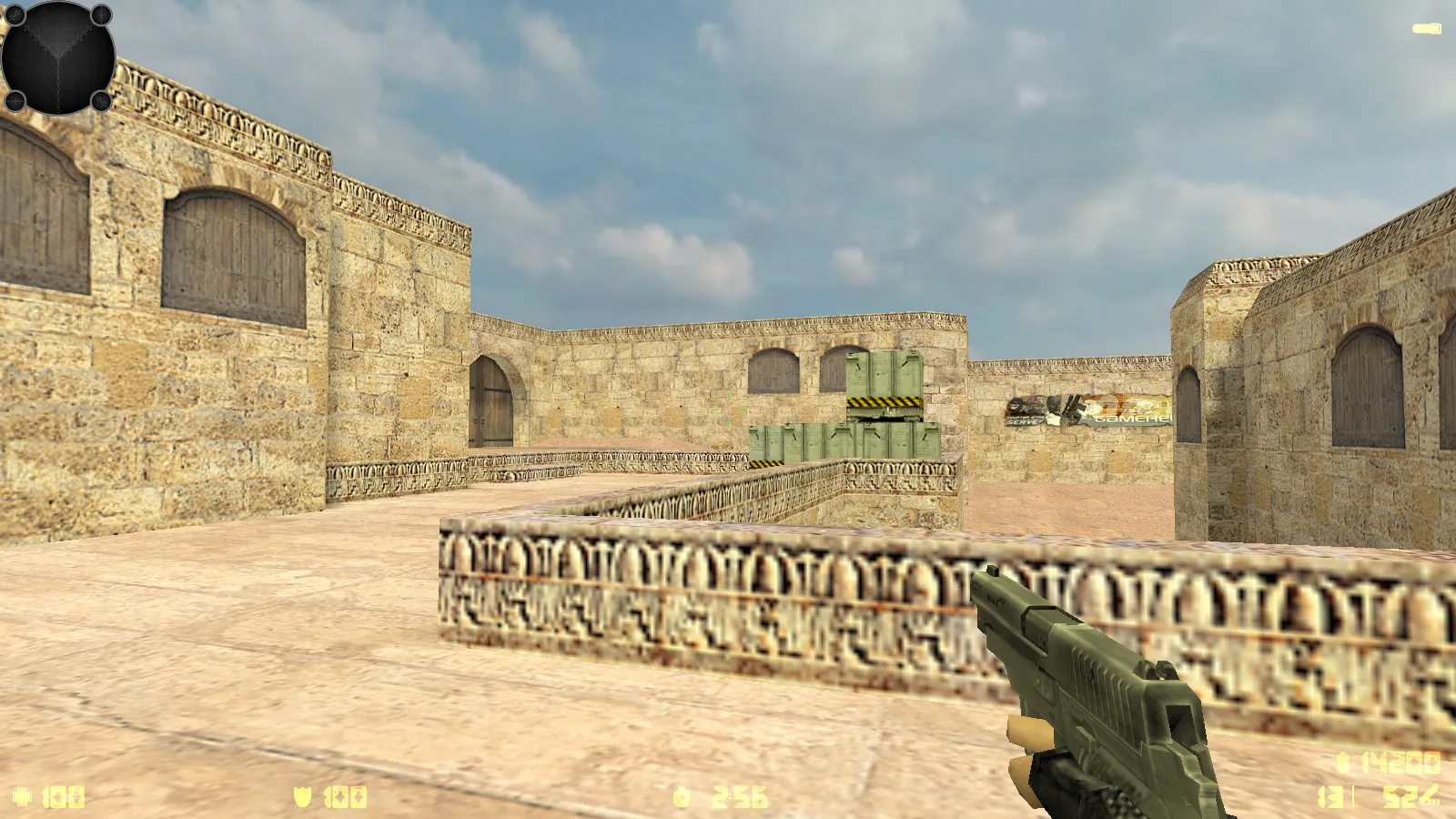 Скриншот  CS 1.6 Bandit — сборка с 9 нововведениями: 30 моделей оружия, графика, звуки и оптимизированный config.cfg