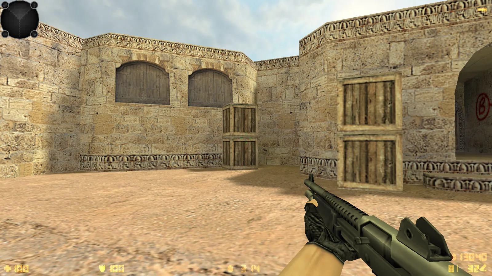 Скриншот  CS 1.6 Bandit — сборка с 9 нововведениями: 30 моделей оружия, графика, звуки и оптимизированный config.cfg