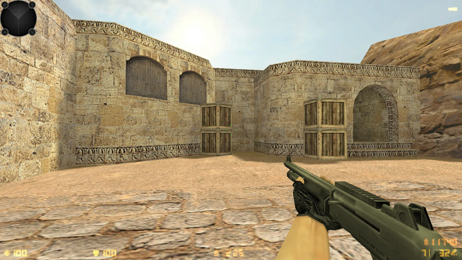 Скриншот  CS 1.6 Bandit — сборка с 9 нововведениями: 30 моделей оружия, графика, звуки и оптимизированный config.cfg