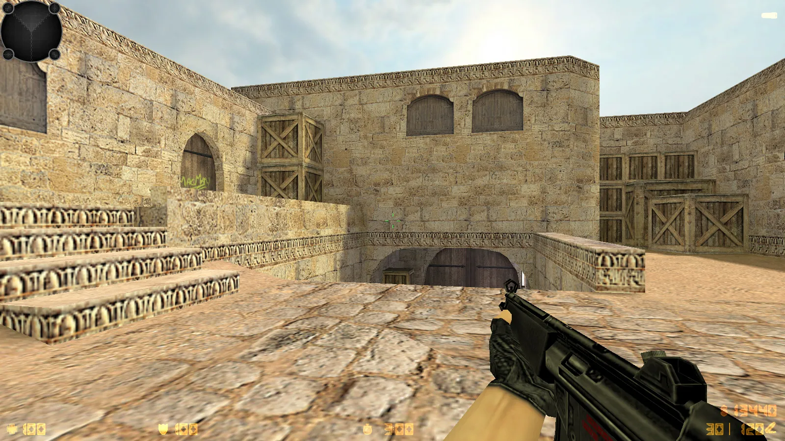 Скриншот  CS 1.6 Bandit — сборка с 9 нововведениями: 30 моделей оружия, графика, звуки и оптимизированный config.cfg