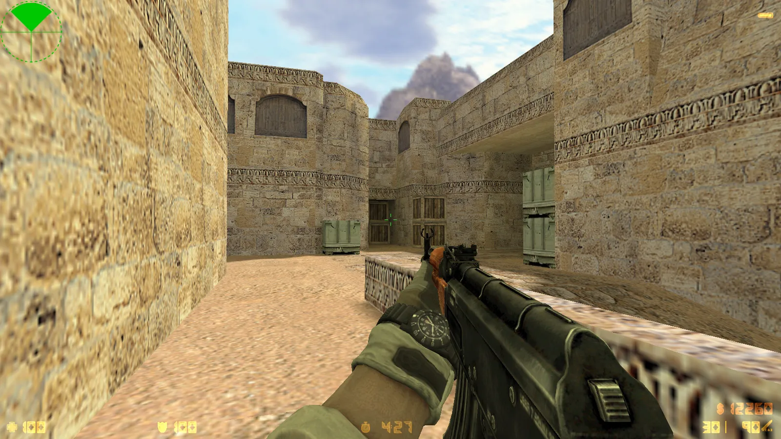 Скриншот CS 1.6 Battery: сборка с 8 апгрейдами, v_/p_/w_ оружием, звуками, графикой меню и чистым конфигом