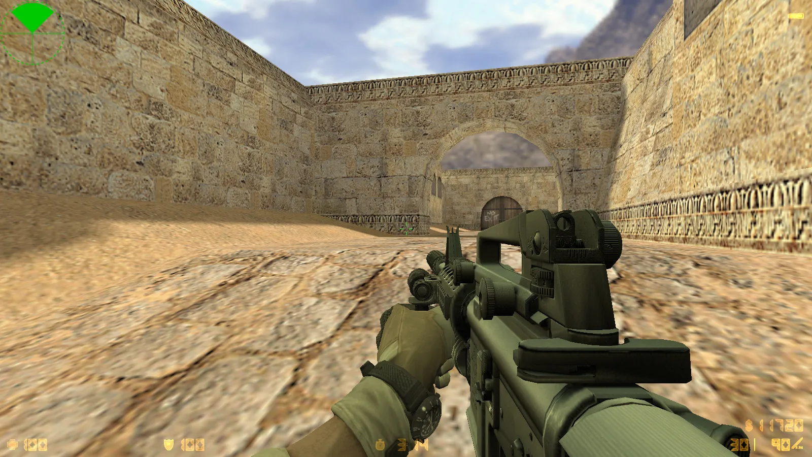 Скриншот CS 1.6 Battery: сборка с 8 апгрейдами, v_/p_/w_ оружием, звуками, графикой меню и чистым конфигом