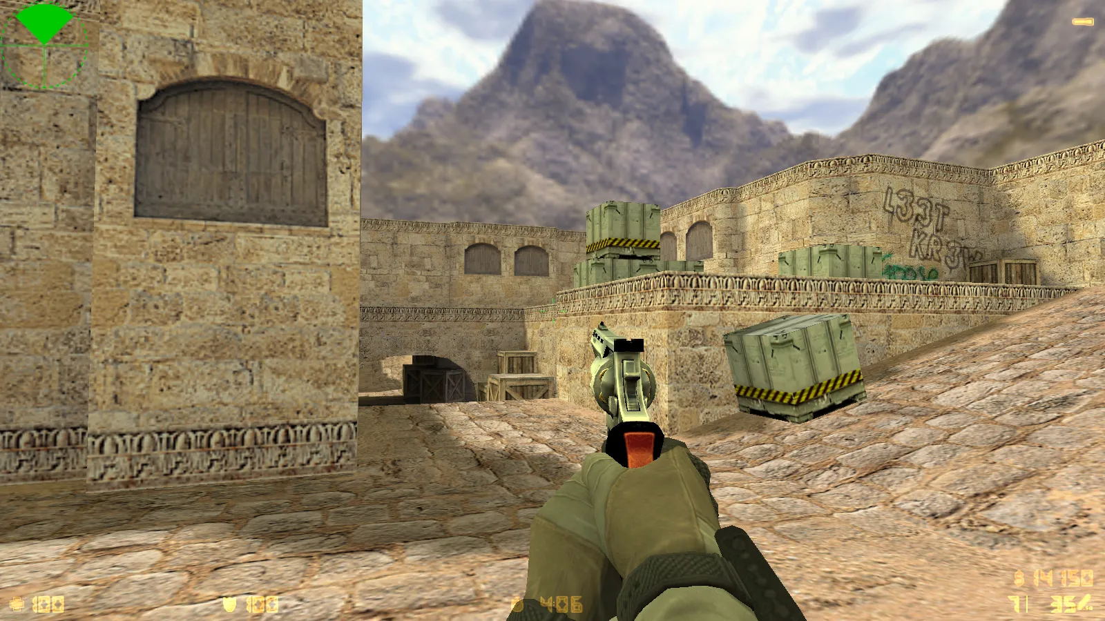 Скриншот  CS 1.6 Battery: сборка с 8 апгрейдами, v_/p_/w_ оружием, звуками, графикой меню и чистым конфигом