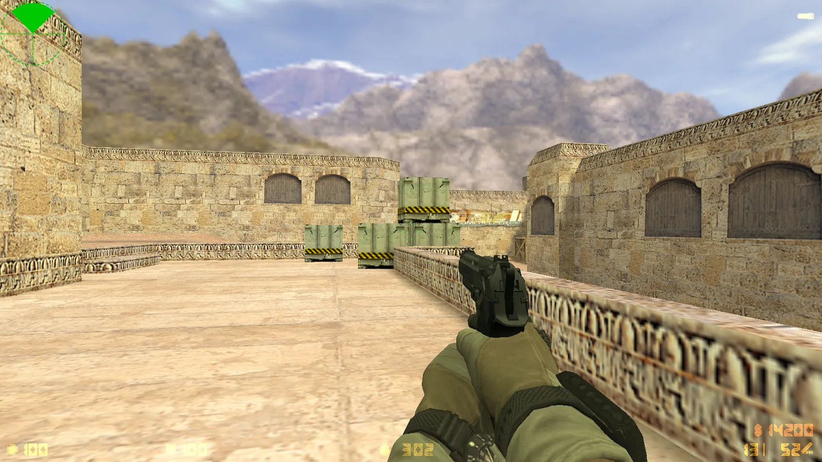 Скриншот  CS 1.6 Battery: сборка с 8 апгрейдами, v_/p_/w_ оружием, звуками, графикой меню и чистым конфигом