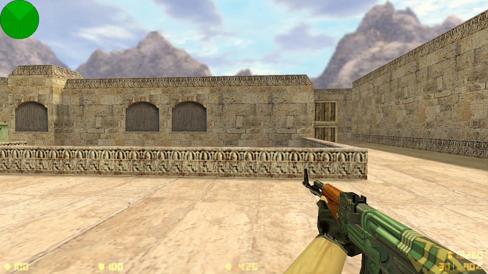 Скриншот CS 1.6 от Bavzee: блогерская сборка с 8 апгрейдами, скинами, музыкой и оптимизированным конфигом