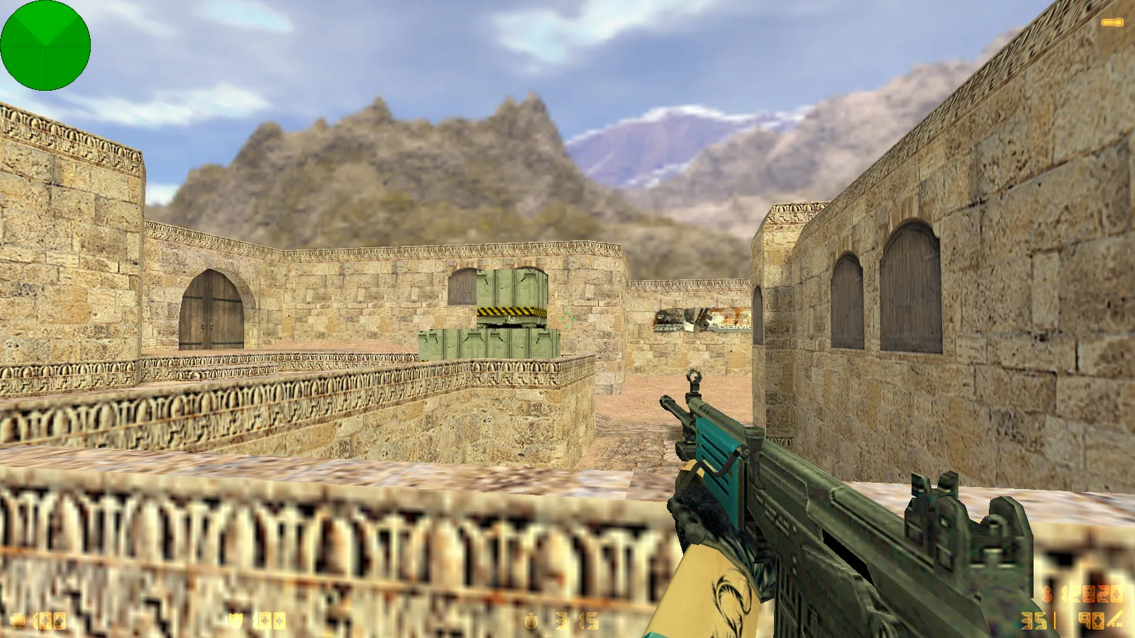 Скриншот  CS 1.6 от Bavzee: блогерская сборка с 8 апгрейдами, скинами, музыкой и оптимизированным конфигом