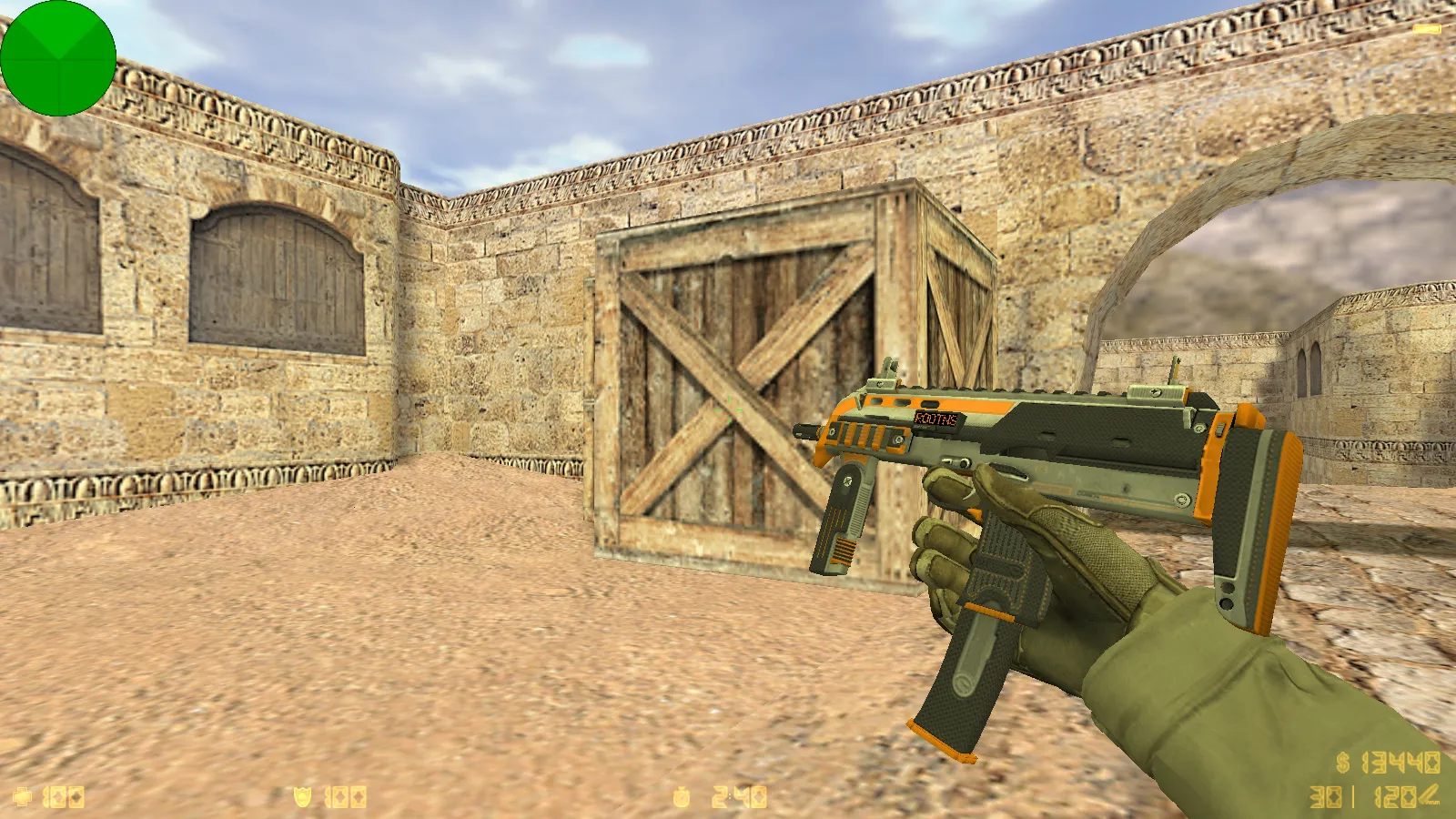 Скриншот  CS 1.6 от Bavzee: блогерская сборка с 8 апгрейдами, скинами, музыкой и оптимизированным конфигом