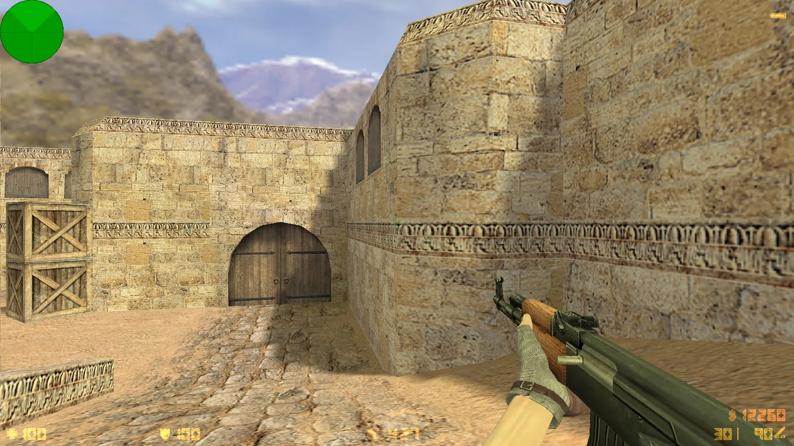 Скриншот CS 1.6 Beauty-Strike: графика, скины, женские руки, меню в темно-синих тонах и оптимизированный конфиг