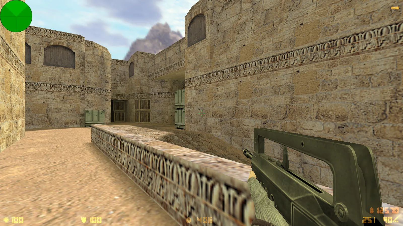 Скриншот  CS 1.6 Beauty-Strike: графика, скины, женские руки, меню в темно-синих тонах и оптимизированный конфиг