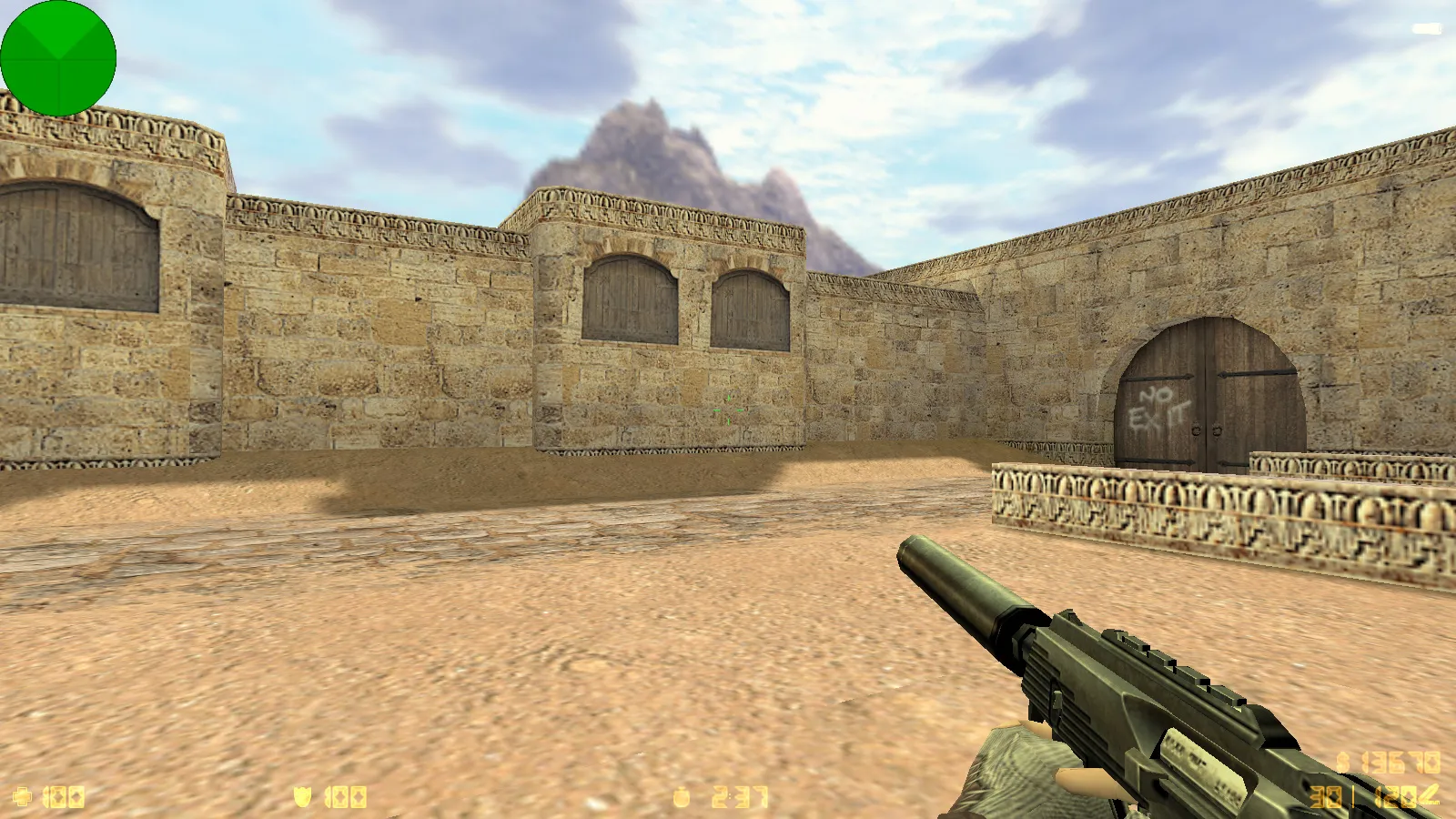 Скриншот  CS 1.6 Beauty-Strike: графика, скины, женские руки, меню в темно-синих тонах и оптимизированный конфиг