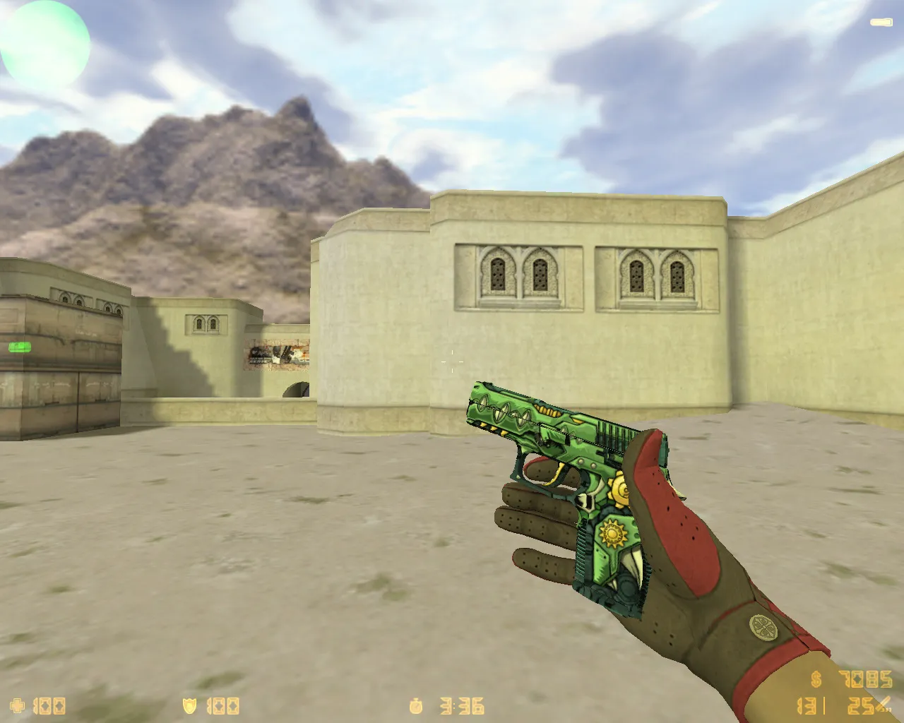 Скриншот  CS 1.6 Black Meat: 27 скинов, темное меню, графика и звуки, оптимизированный config.cfg для FPS