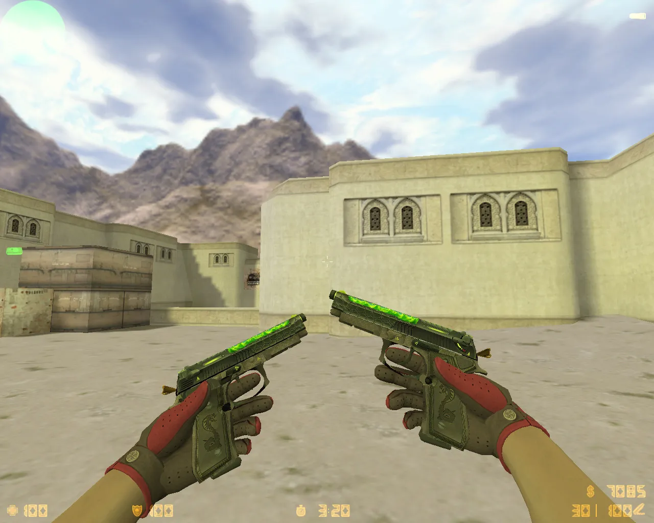 Скриншот  CS 1.6 Black Meat: 27 скинов, темное меню, графика и звуки, оптимизированный config.cfg для FPS