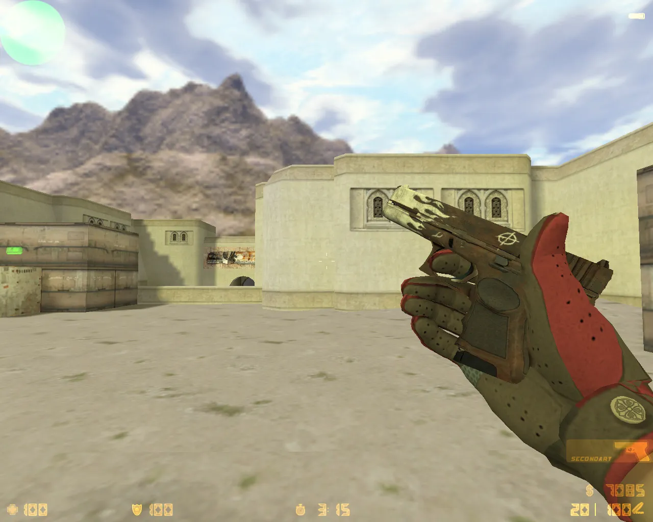 Скриншот  CS 1.6 Black Meat: 27 скинов, темное меню, графика и звуки, оптимизированный config.cfg для FPS