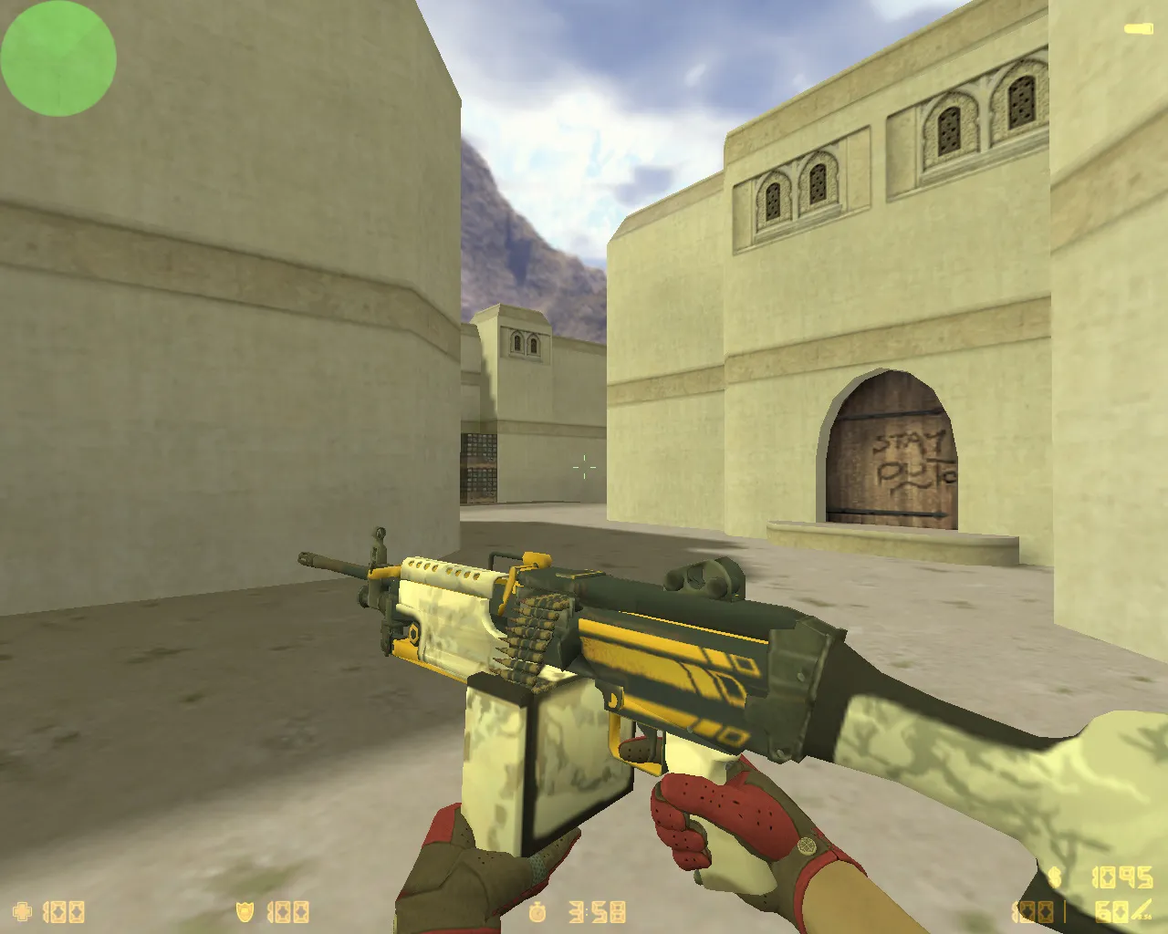 Скриншот  CS 1.6 Black Meat: 27 скинов, темное меню, графика и звуки, оптимизированный config.cfg для FPS