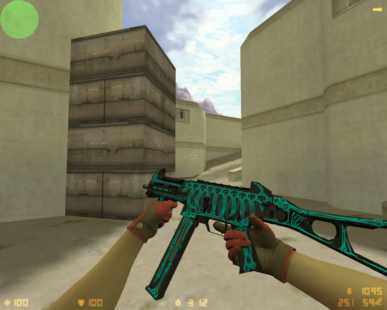 Скриншот  CS 1.6 Black Meat: 27 скинов, темное меню, графика и звуки, оптимизированный config.cfg для FPS