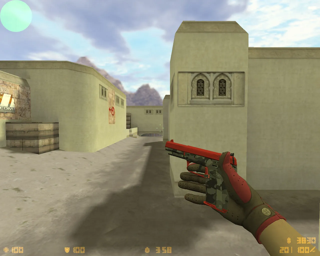 Скриншот  CS 1.6 Black Meat: 27 скинов, темное меню, графика и звуки, оптимизированный config.cfg для FPS