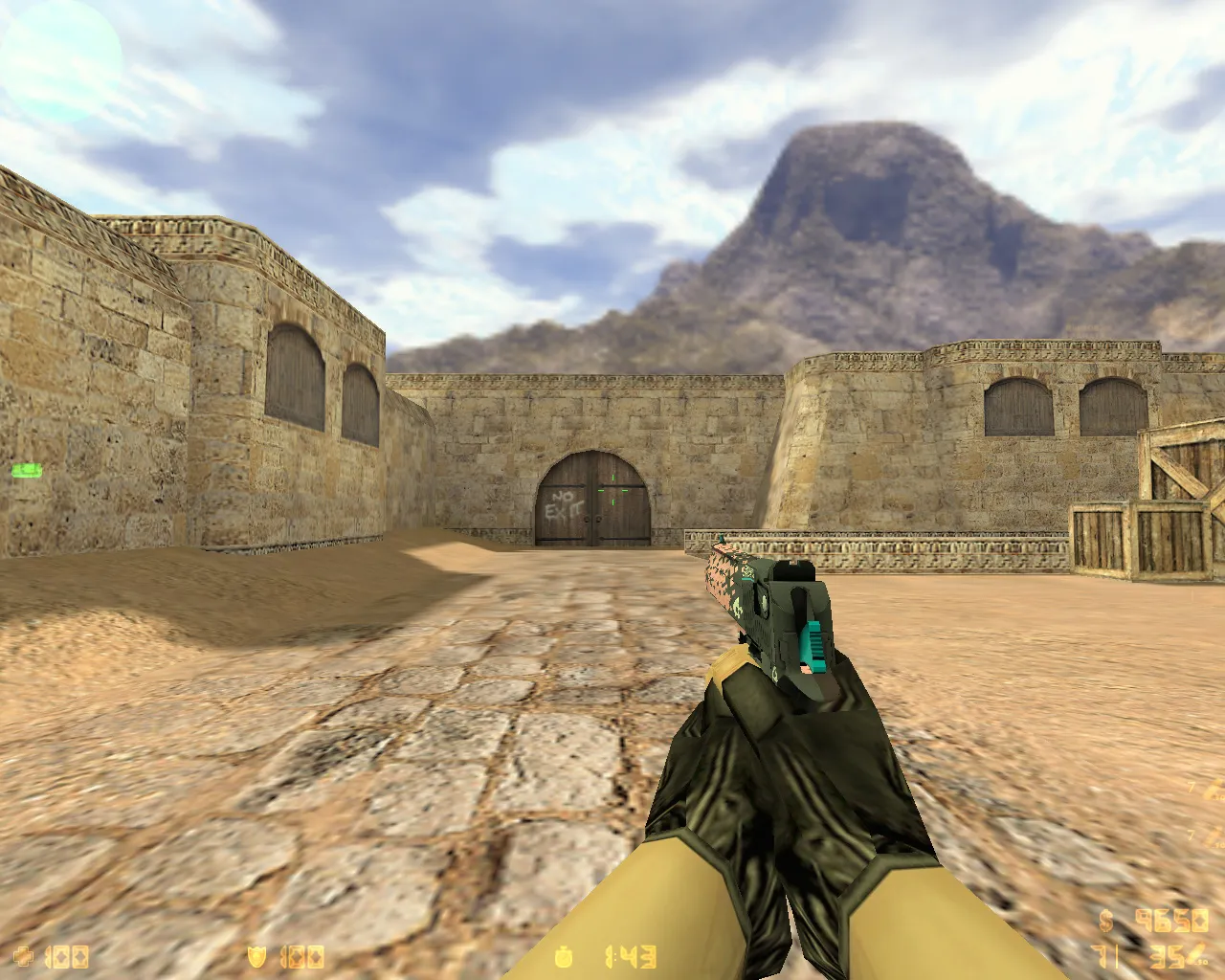 Скриншот  CS 1.6 «Сломанный клык» — сборка с 26 скинами, темной темой, новыми звуками и оптимизированным конфигом