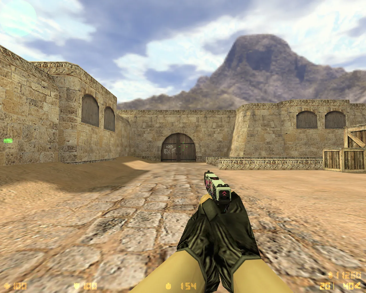 Скриншот  CS 1.6 «Сломанный клык» — сборка с 26 скинами, темной темой, новыми звуками и оптимизированным конфигом